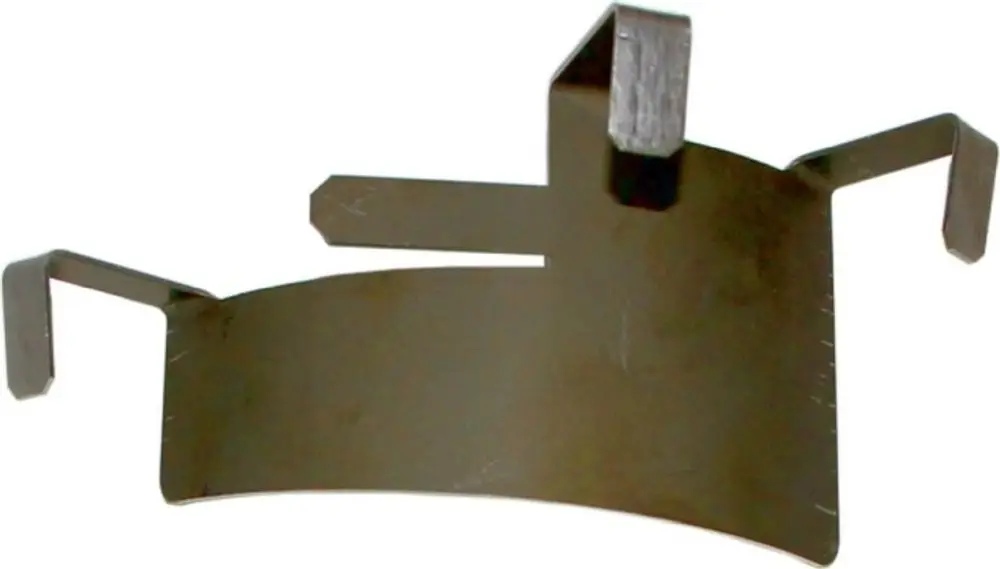 Leitblech aus Metall mit mehreren Halterungen, geeignet für die Brennkammer eines Wolf CGB-2 Geräts.